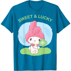 image:imageMy Melody Sweet and Lucky St Patricks Tee Shirt TShirtSapphire Blue
