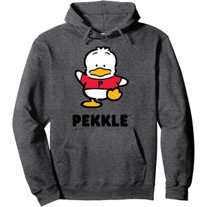 image:imagePekkle Character Front and Back Pullover HoodieDark Heather Grey