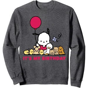 image:imagePochacco Its my Birthday SweatshirtDark Heather Grey
