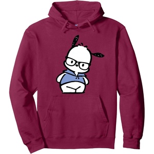 image:imagePochacco Nerd Glasses Pullover HoodieBurgundy