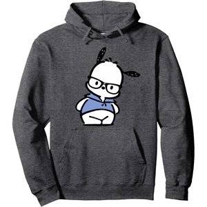 image:imagePochacco Nerd Glasses Pullover HoodieDark Heather Grey