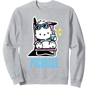 image:imagePochacco Summer Drink SweatshirtHeather Grey