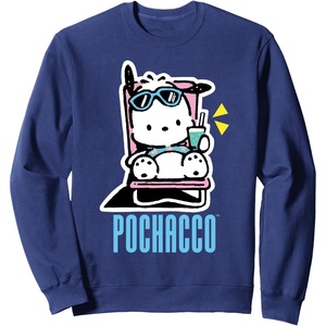 image:imagePochacco Summer Drink SweatshirtNavy Blue