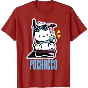 image:imagePochacco Summer Drink TShirtCranberry Red