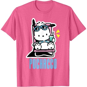 image:imagePochacco Summer Drink TShirtPink Heather