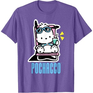 image:imagePochacco Summer Drink TShirtPurple Heather