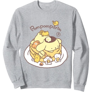 image:imagePom Pom Purin Pancake Friends Sweatshirt SweatshirtHeather Grey
