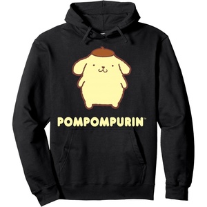 image:imagePompompurin Character Front and Back Pullover Hoodie SmallBlack