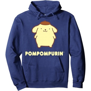 image:imagePompompurin Character Front and Back Pullover Hoodie SmallNavy Blue
