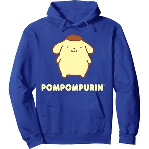 image:imagePompompurin Character Front and Back Pullover Hoodie SmallRoyal Blue
