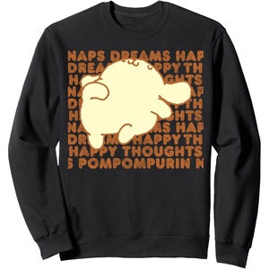 image:imagePompompurin Happy Thoughts Nap Time SweatshirtBlack