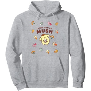 image:imagePompompurin I Love You So Mush Fall Mushroom Pullover HoodieHeather Grey