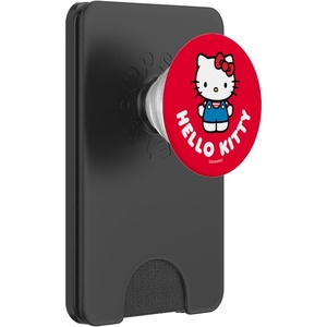 image:imageSANRIO Hello Kitty Character PopSocket Adhesive PopGrip for iPhone 11 BlackMagnetic PopWallet