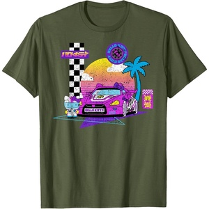 image:imageSANRIO Hello Kitty Kawaii Tokyo Racer TShirtOlive Green