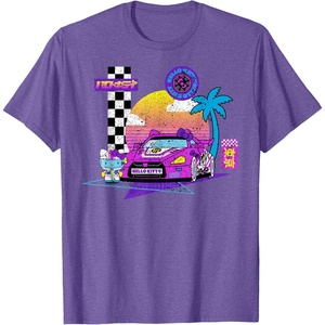 image:imageSANRIO Hello Kitty Kawaii Tokyo Racer TShirtPurple Heather