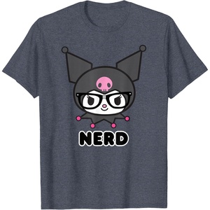 image:imageSANRIO Kuromi Nerd Glasses TShirtHeather Blue