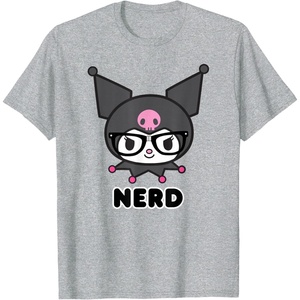 image:imageSANRIO Kuromi Nerd Glasses TShirtHeather Grey