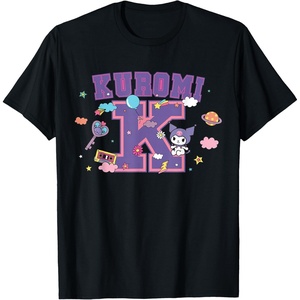 image:imageSANRIO Kuromi Varsity Letter K TShirtBlack