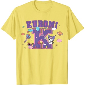 image:imageSANRIO Kuromi Varsity Letter K TShirtLemon Yellow