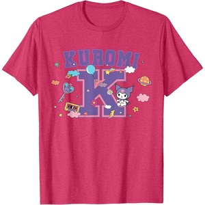 image:imageSANRIO Kuromi Varsity Letter K TShirtRed Heather