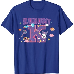 image:imageSANRIO Kuromi Varsity Letter K TShirtRoyal Blue