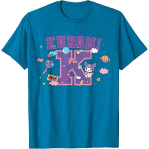 image:imageSANRIO Kuromi Varsity Letter K TShirtSapphire Blue