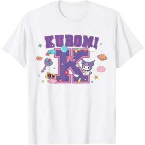 image:imageSANRIO Kuromi Varsity Letter K TShirtWhite