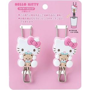 image:imageSanrio 875929 Hello Kitty Wire Clip Set of 2 Bath Goods WashingHello Kitty