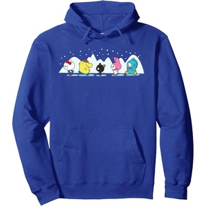 image:imageSanrio Characters Holiday Ice Skating Hoodie Pullover HoodieRoyal Blue
