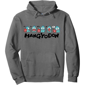 image:imageSanrio Hangyodon Funny Logo Hoodie Pullover HoodieAsphalt Grey