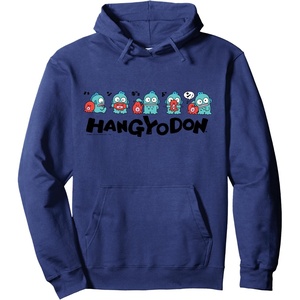 image:imageSanrio Hangyodon Funny Logo Hoodie Pullover HoodieNavy Blue