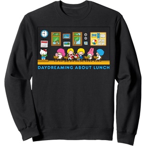 image:imageSanrio Hello Kitty and Friends Daydreaming about Lunch Class SweatshirtBlack