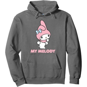 image:imageSanrio My Melody Backside Logo Hoodie Pullover HoodieAsphalt Grey
