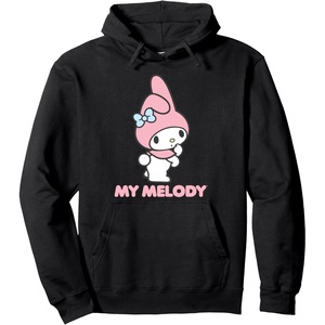 image:imageSanrio My Melody Backside Logo Hoodie Pullover HoodieBlack