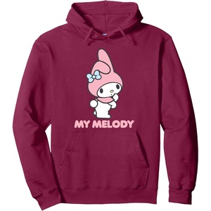 image:imageSanrio My Melody Backside Logo Hoodie Pullover HoodieBurgundy