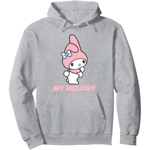 image:imageSanrio My Melody Backside Logo Hoodie Pullover HoodieHeather Grey