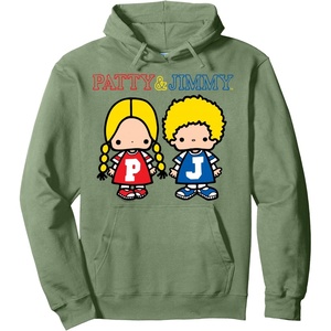 image:imageSanrio Patty and Jimmy Hoodie Pullover HoodieSage Green
