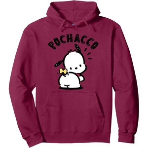 image:imageSanrio Pochacco Classic Backside Hoodie Pullover HoodieBurgundy