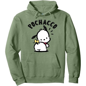 image:imageSanrio Pochacco Classic Backside Hoodie Pullover HoodieSage Green