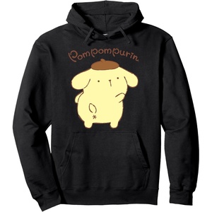 image:imageSanrio Pompompurin Backside Hoodie Pullover HoodieBlack