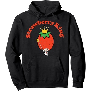 image:imageSanrio Strawberry King Hoodie Pullover HoodieBlack