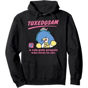 image:imageSanrio Tuxedosam Headphones Hoodie Pullover HoodieBlack
