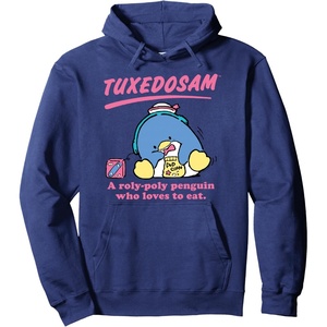 image:imageSanrio Tuxedosam Headphones Hoodie Pullover HoodieNavy Blue