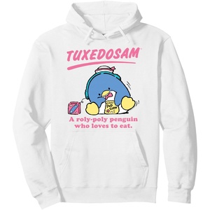 image:imageSanrio Tuxedosam Headphones Hoodie Pullover HoodieWhite