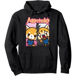image:imageSplit Personality Hoodie Pullover HoodieBlack