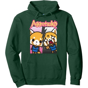 image:imageSplit Personality Hoodie Pullover HoodieDark Green