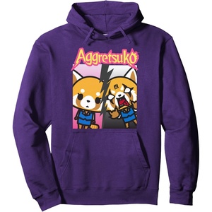 image:imageSplit Personality Hoodie Pullover HoodiePurple