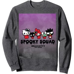 image:imageSpooky Squad Halloween Hello Kitty SweatshirtDark Heather Grey