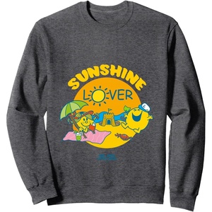 image:imageSunshine Lover  Mr Men Little Miss SweatshirtDark Heather Grey