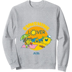 image:imageSunshine Lover  Mr Men Little Miss SweatshirtHeather Grey